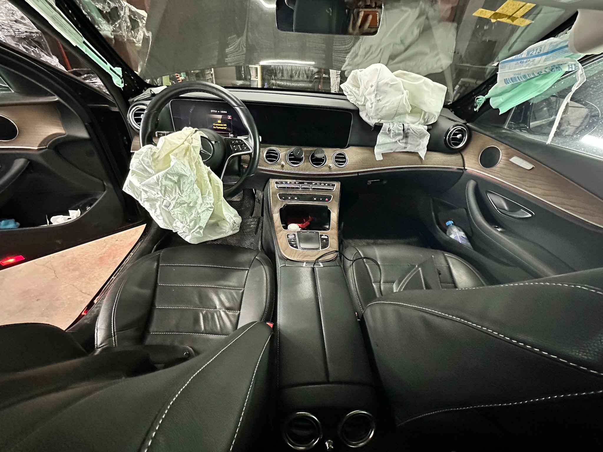 Mercedes C-class — множественное срабатывание